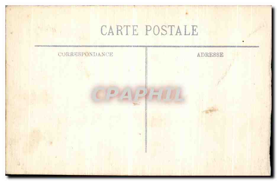 CPA Le Crime de Reims Interieur de L Eglise St Remy Militaria — Verso