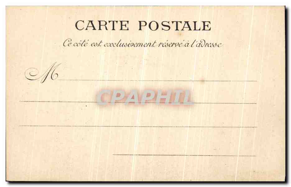 CPA Paris Tribunal de Commerce Pont au Change Bateau — Verso