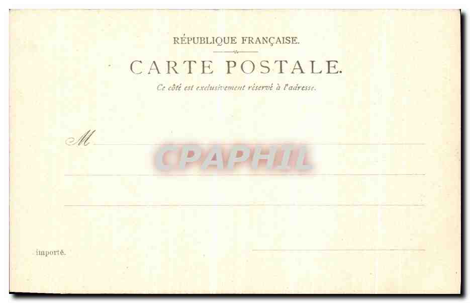 CPA Paris Conciergerie et Tribunal de Commerce — Rückseite