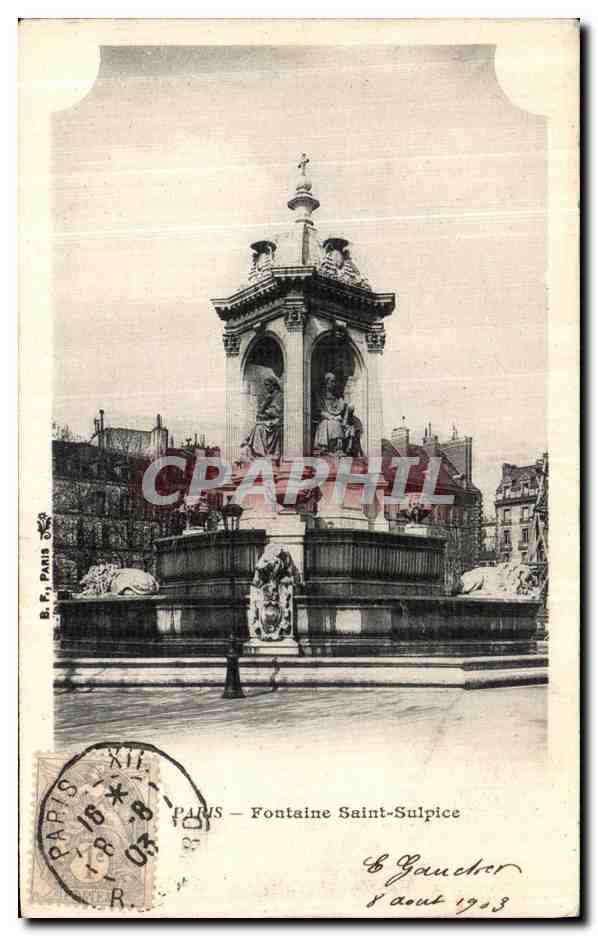 CPA Paris Fontaine Saint Sulpice