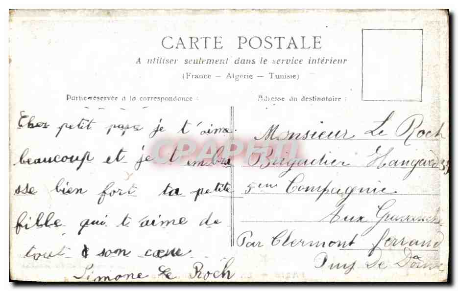 CPA Paris La Porte St Denis — Rückseite