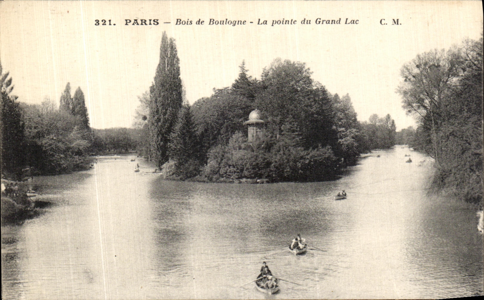 CPA Paris Bois de Boulogne La Pointe du Grand Lac 