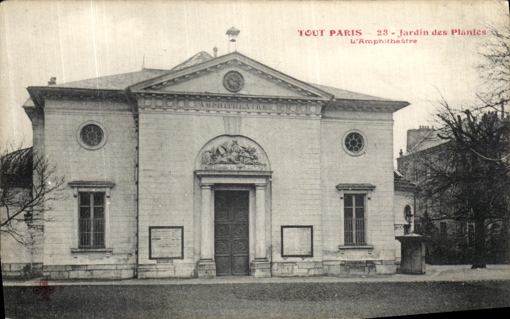 CPA Tour Paris jardin des plantes L amphitheatre 