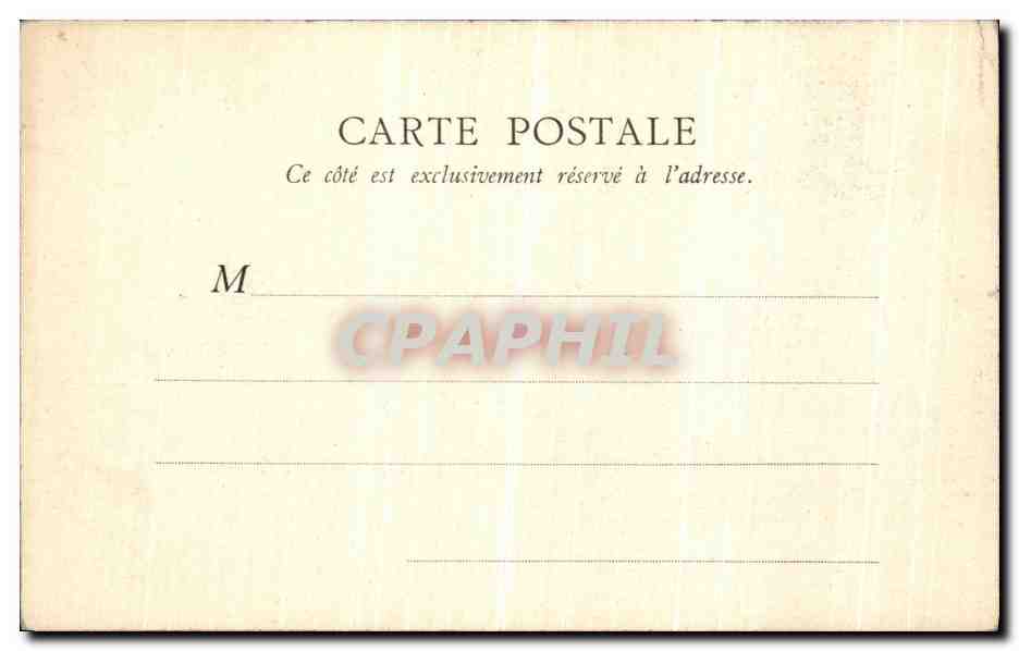 CPA Paris Grand Palais des Beaux Arts — Rückseite