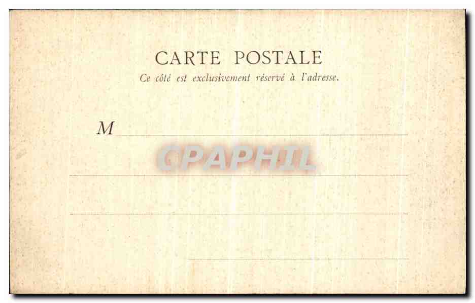 CPA Paris Pont de Briques des Buttes Chaumont — Rückseite