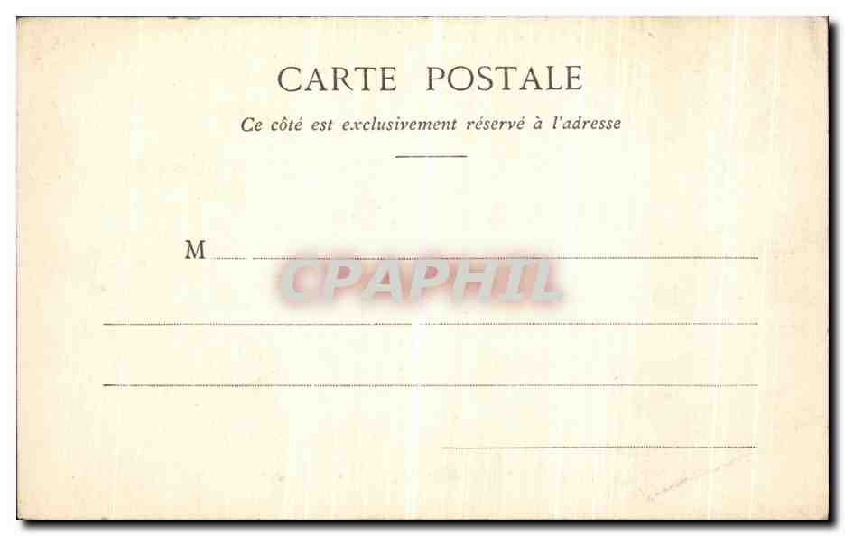 CPA Paris Palais de la Legion d Honneur — Rückseite
