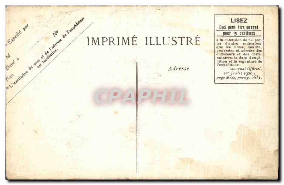CPA CAnniversaire De L Armistice Glorification du Soldat Inconnu Transfert du Pantheon de Gambetta Militaria — Rückseite