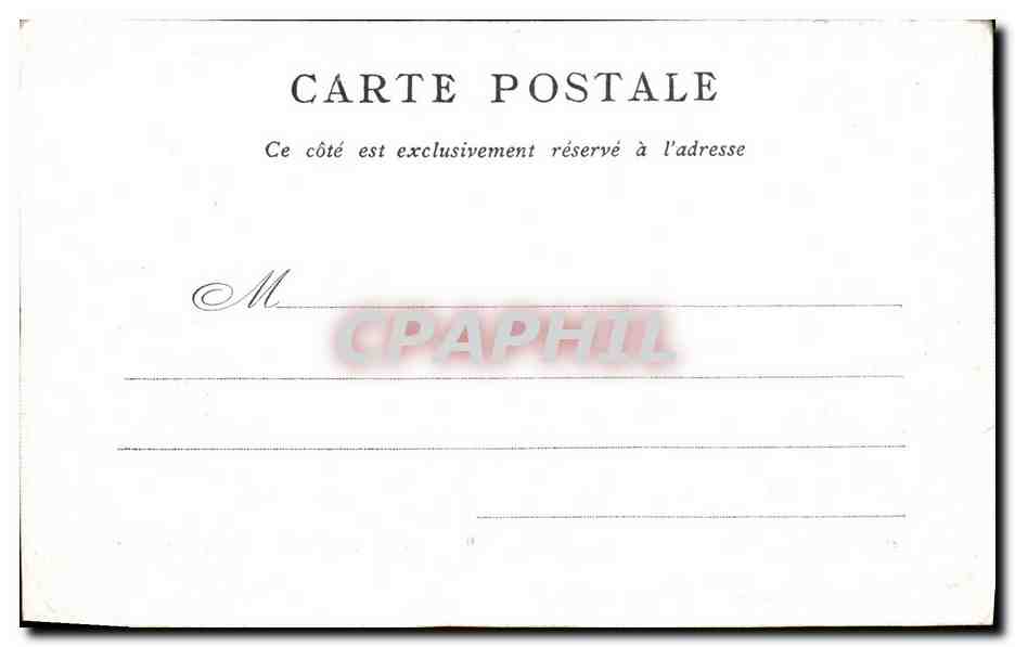 CPA Palais De Justice Bon Marche Paris  — Rückseite