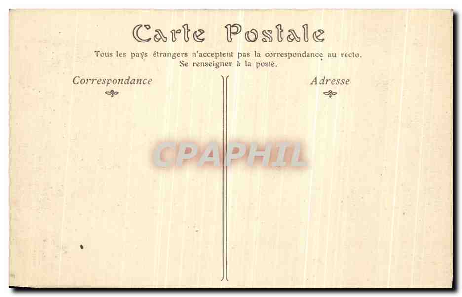 CPA Paris Bas Relief de la Statue de la Republique 14 juillet 1880 — Rückseite