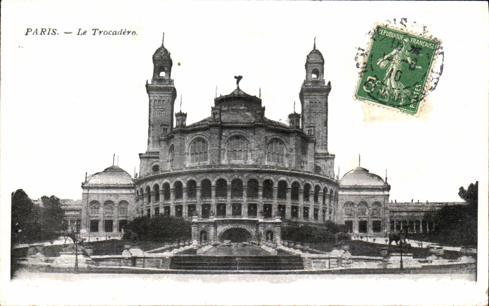 CPA Paris Le Trocadero 