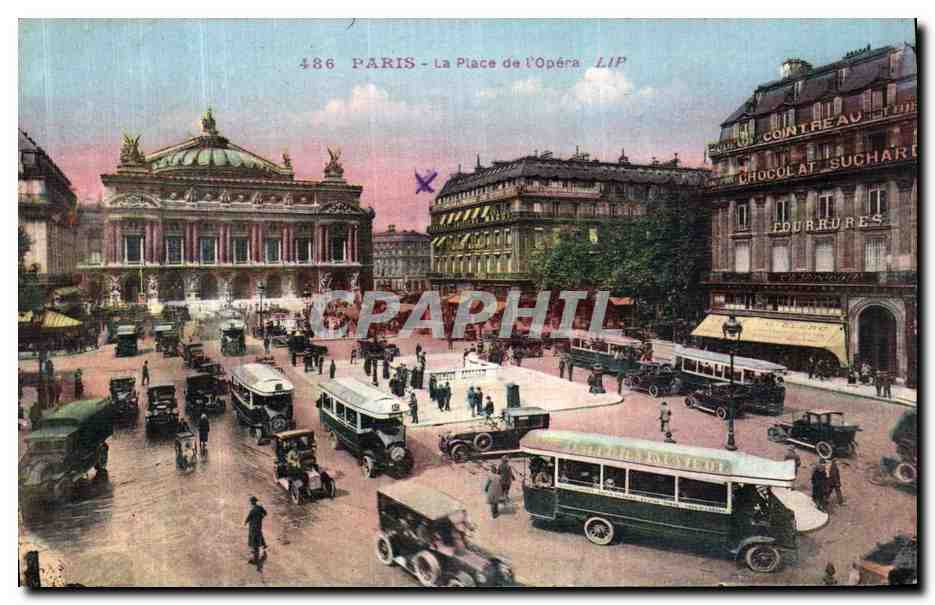 CPA Paris Le Place de L Opera 