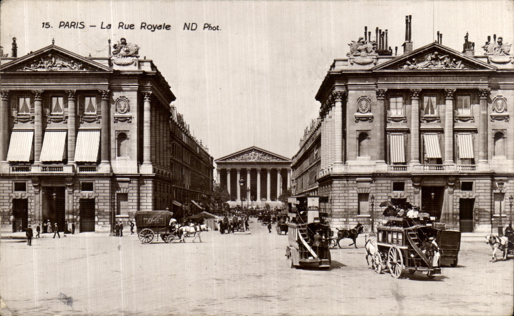 CPA Paris La Rue Royale 
