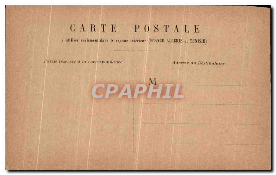 CPA Paris Arc de Triomphe  — Rückseite