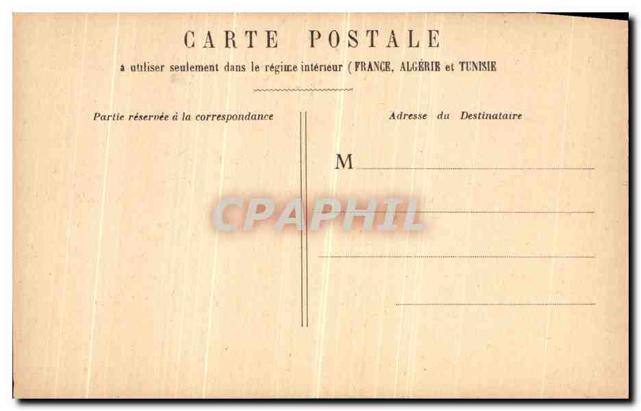 CPA Paris Palais de la Legion d Honneur  — Rückseite