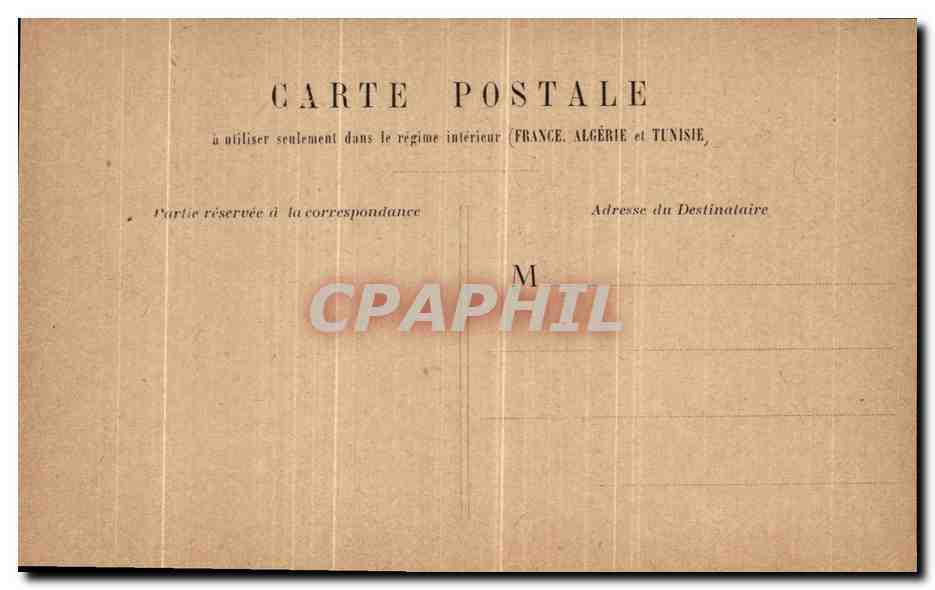 CPA Paris Place de la Concorde  — Rückseite