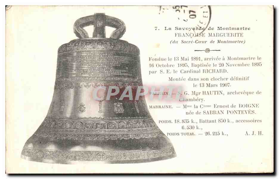 CPA La Savoyarde de Montmartre Francis Marguerite de Sacre Coeur 