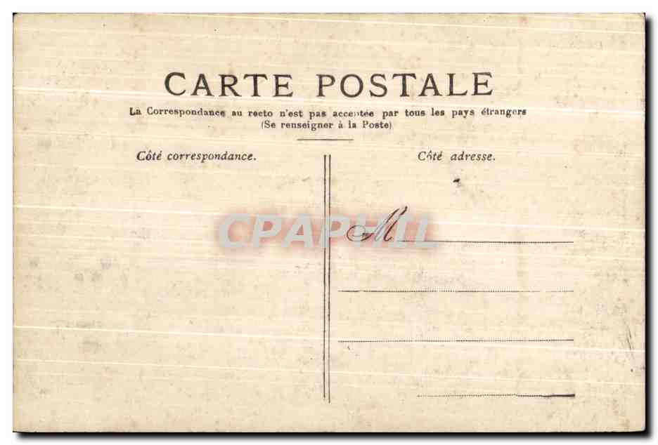CPA Paris L Opera — Rückseite