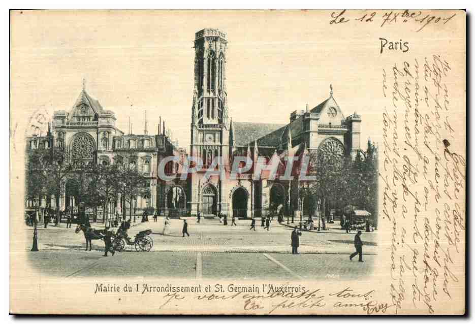CPA Paris Mairie du 1er Arrondissement et St Germain l Auxerrois