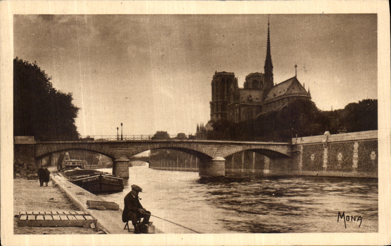CPA Paris Notre Dame et Le Pont de L Archeveche