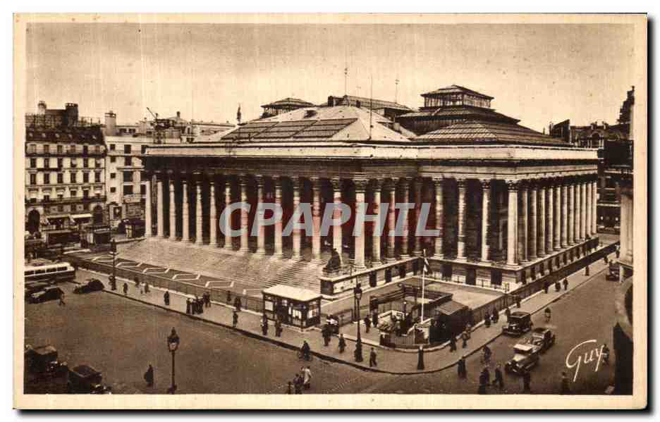 CPA Paris Et Ses Merveilles La Bourse