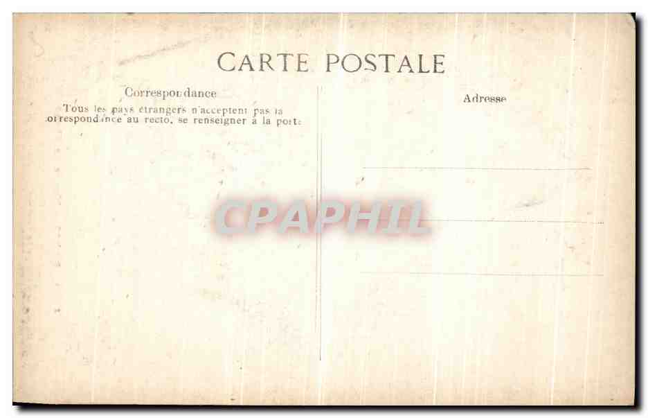 CPA Paris Musee de Cluny Allee du jardin de l hotel de Cluny et portail de la vierge  — Rückseite