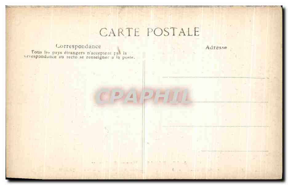 CPA Paris Musee de Cluny Jardin de l hotel de Cluny et portail des benedictins d Argenteuil — Rückseite