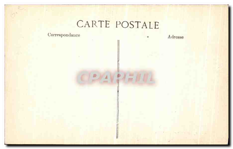 CPA Paris Senat Jardin du Luxembourg — Verso