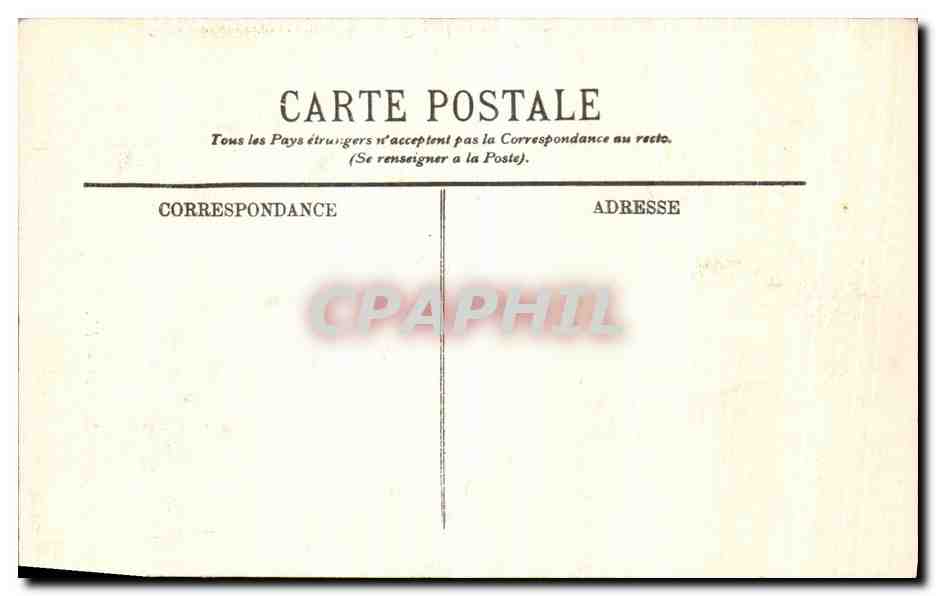 CPA Paris Le Senat  — Rückseite