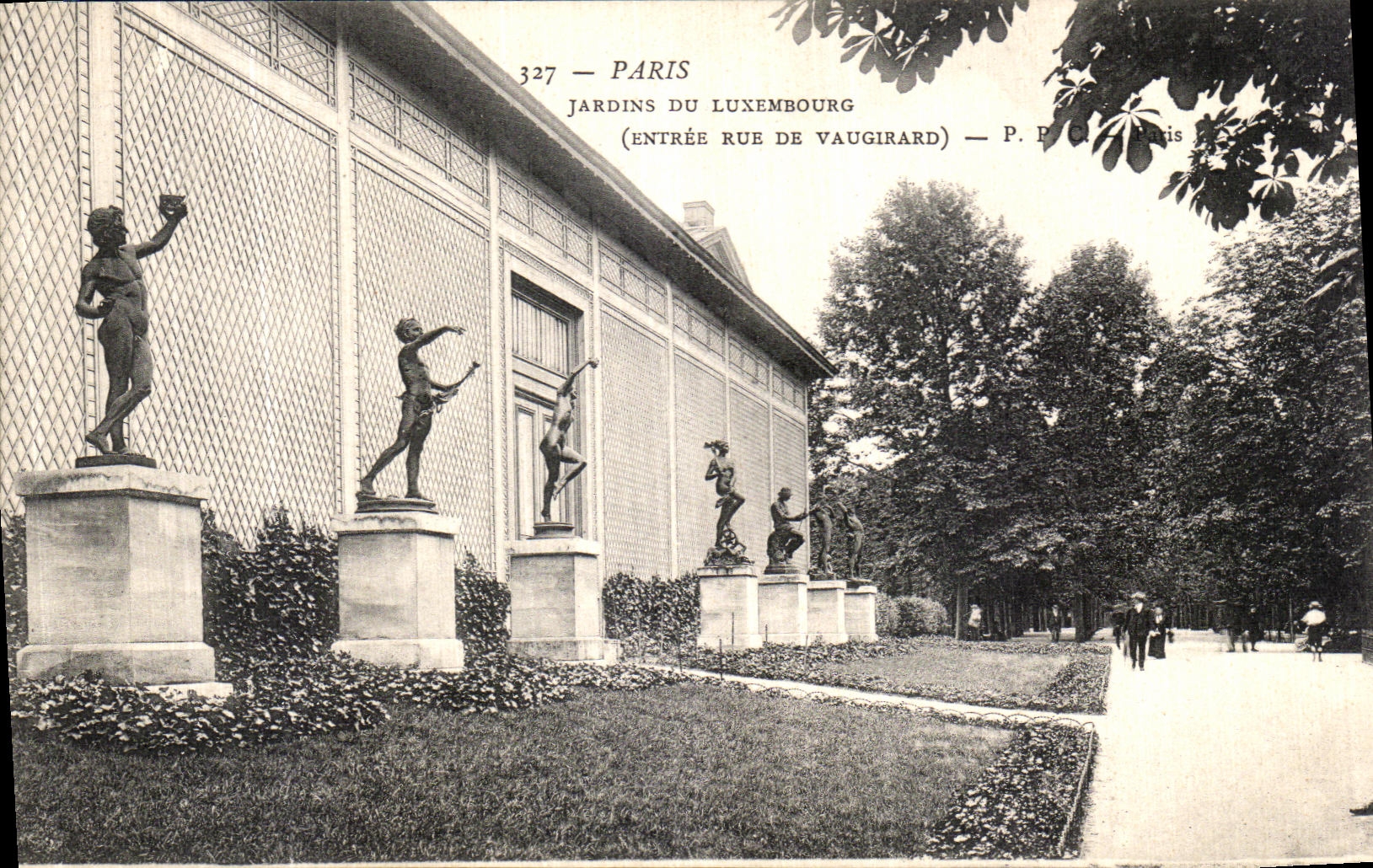 CPA Paris Jardin du Luxembourg Entree rue de Vaugirard