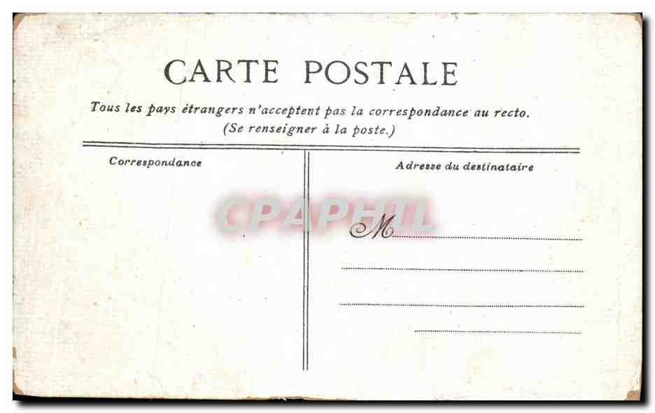 CPA Paris Gare du Nord — Verso