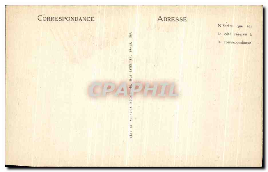 CPA Paris Maison de Henri IV Montmartre — Rückseite