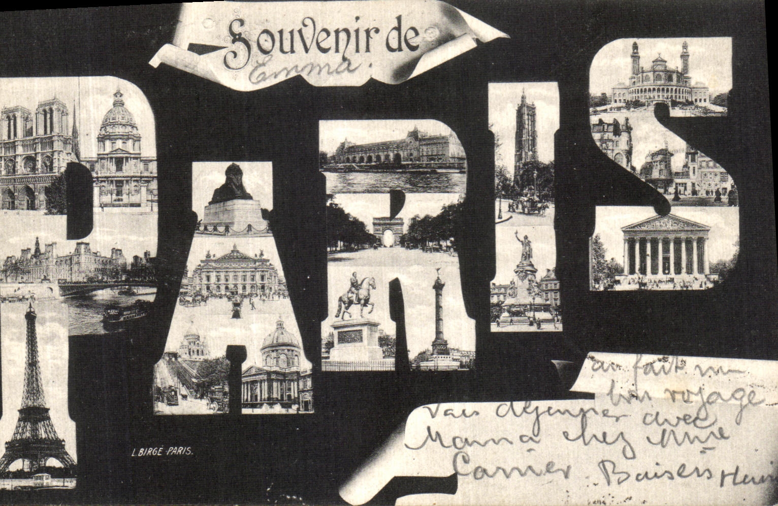CPA Paris de Souvenir