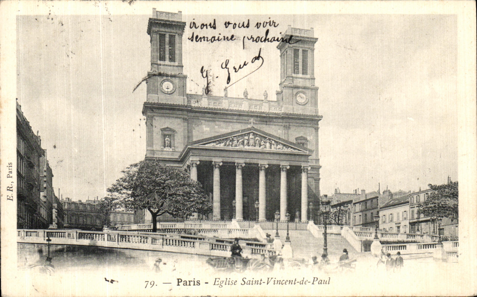 CPA Paris Eglise Saint Vincent de Paul 