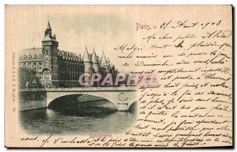 CPA Paris Le Conciergerie