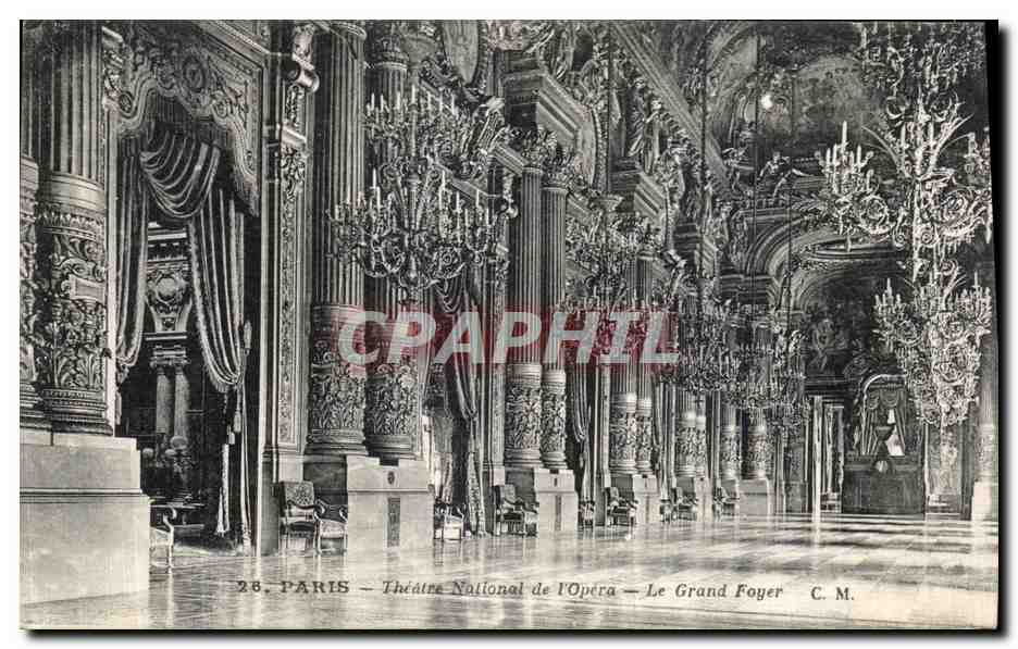 CPA Paris Theatre National de l Opera Le Grand Foyer