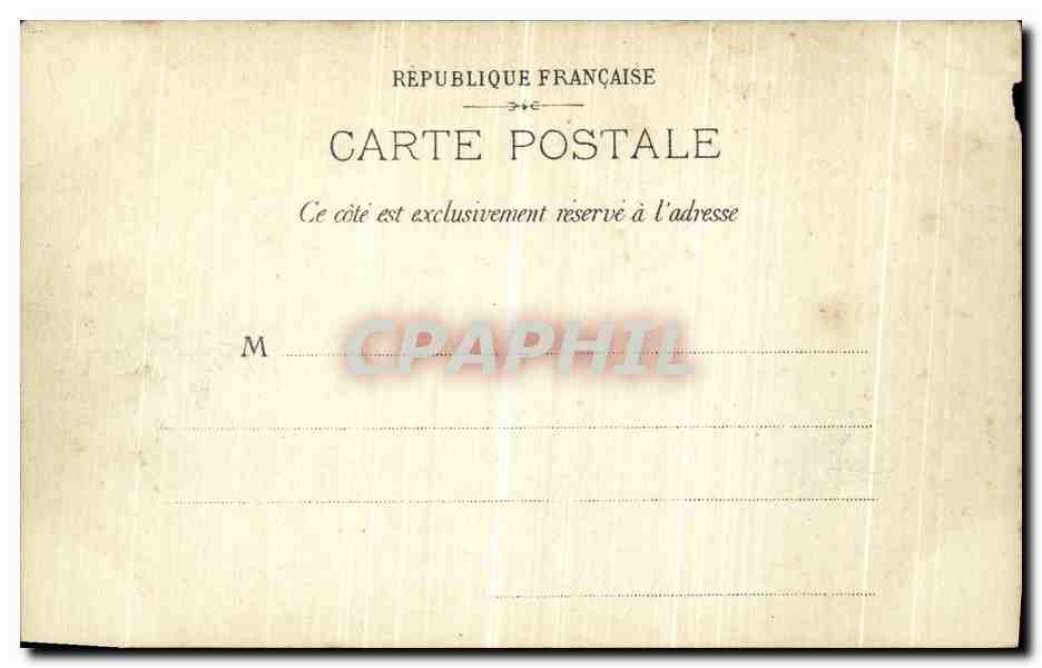 CPA Paris Exposition Universelle 1900 Palais de l horticulture Bateau — Rückseite