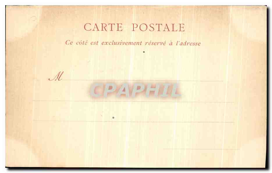 Exposition Universelle de 1900 — Palais de l'Algérie — Pare du Trocadéro — ND Pbot — Verso