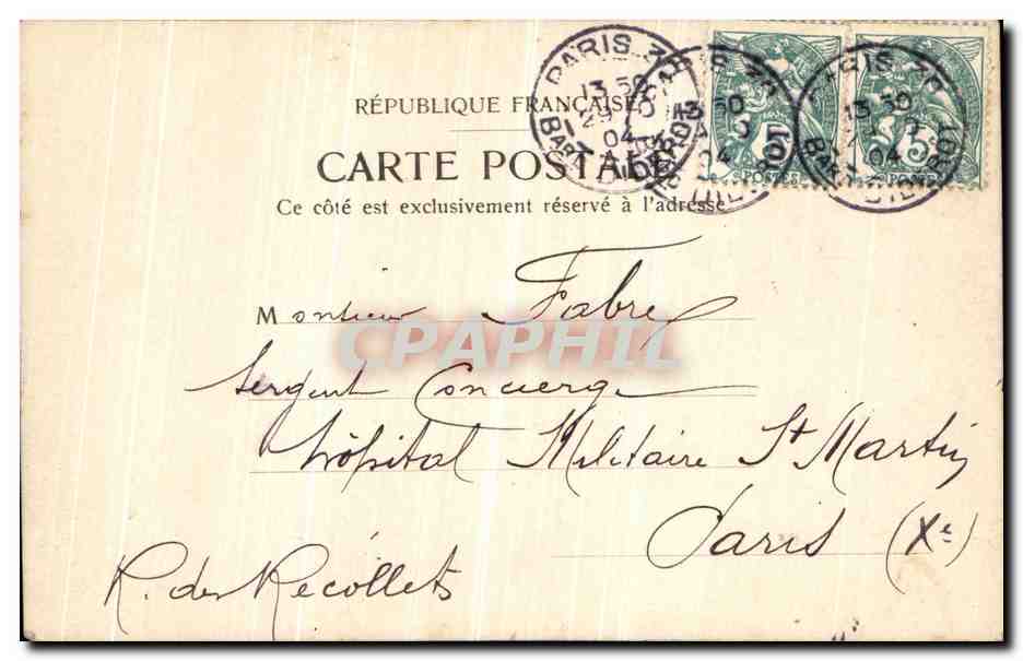 CPA Paris Exposition Universelle 1900 Norvege Allemagne  — Rückseite