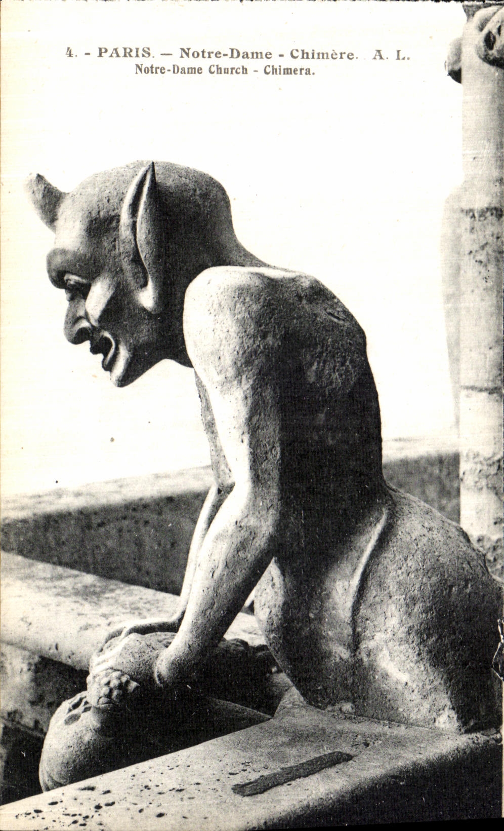 CPA Paris Notre Dame Chimere 
