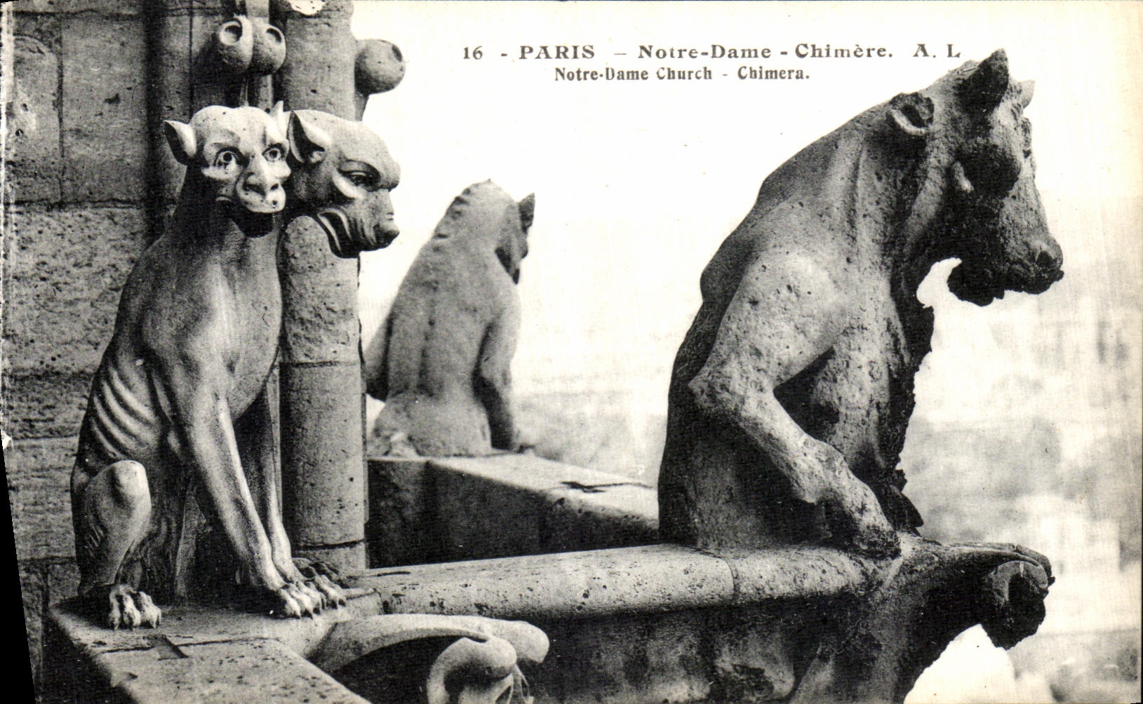 CPA Paris Notre Dame Chimere 