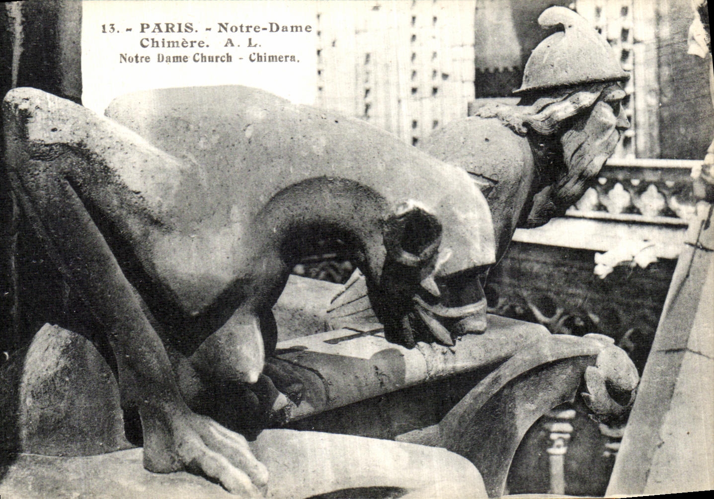 CPA Paris Notre Dame Chimere 