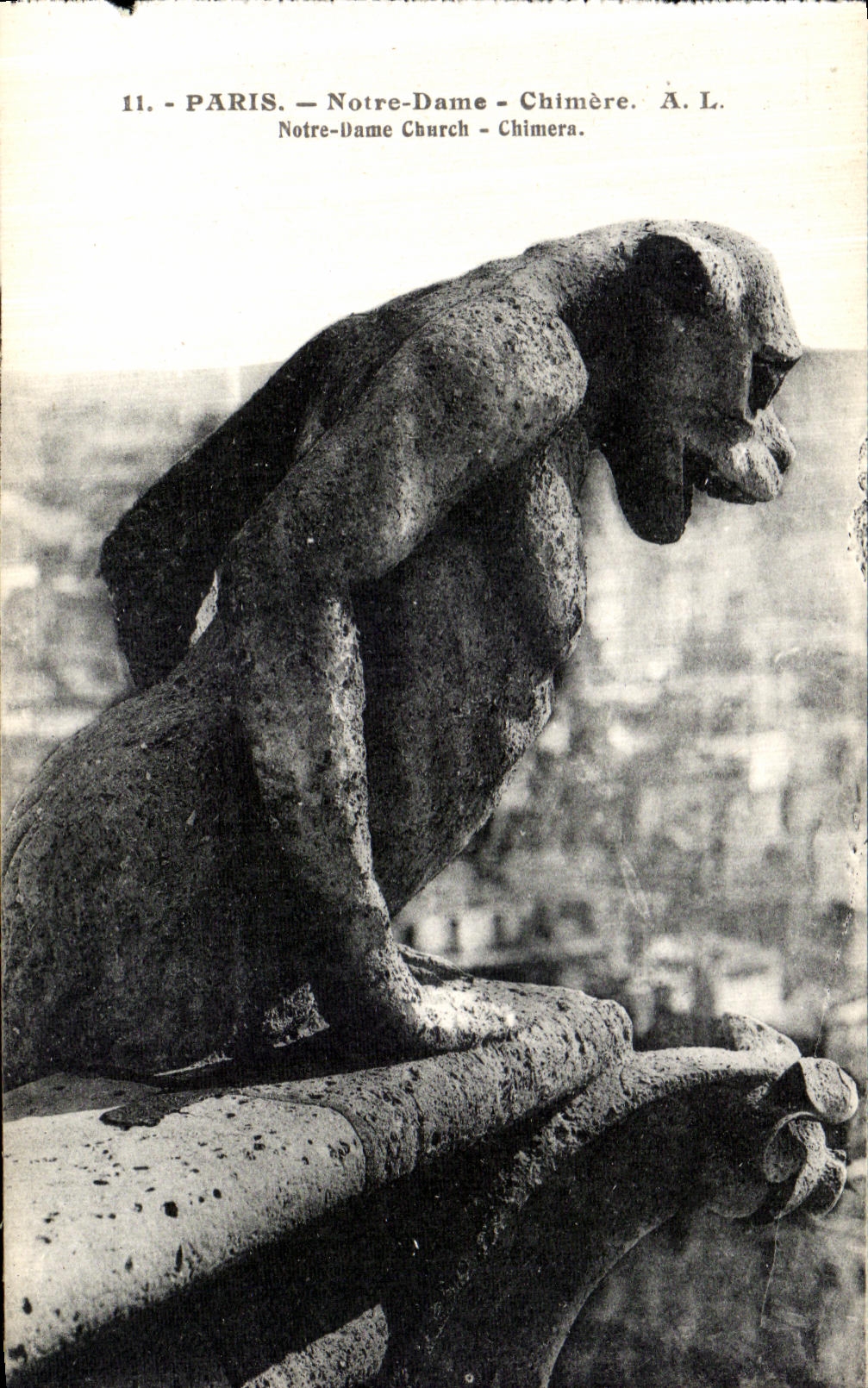 CPA Paris Notre Dame Chimere 