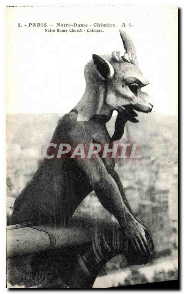 CPA Paris Notre Dame Chimere