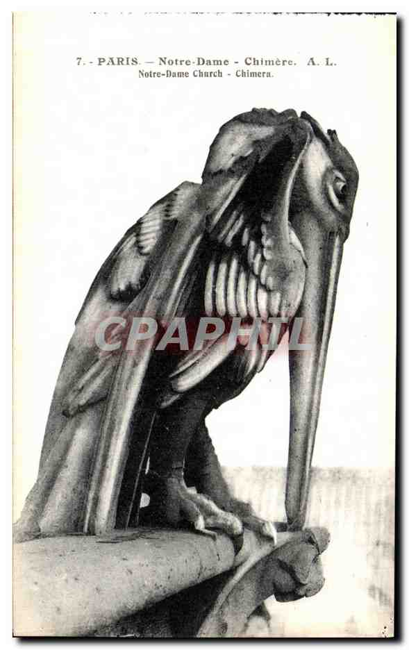 CPA Paris Notre Dame Chimere 