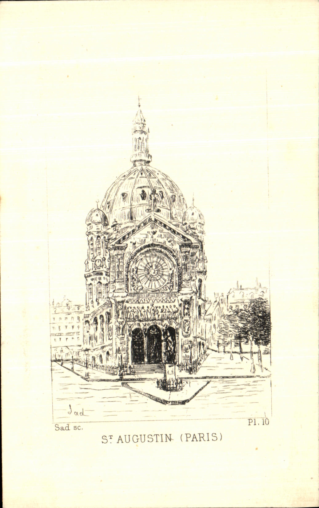 CPA Paris St Augustin 