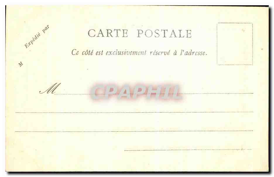 CPA Paris St Augustin  — Verso