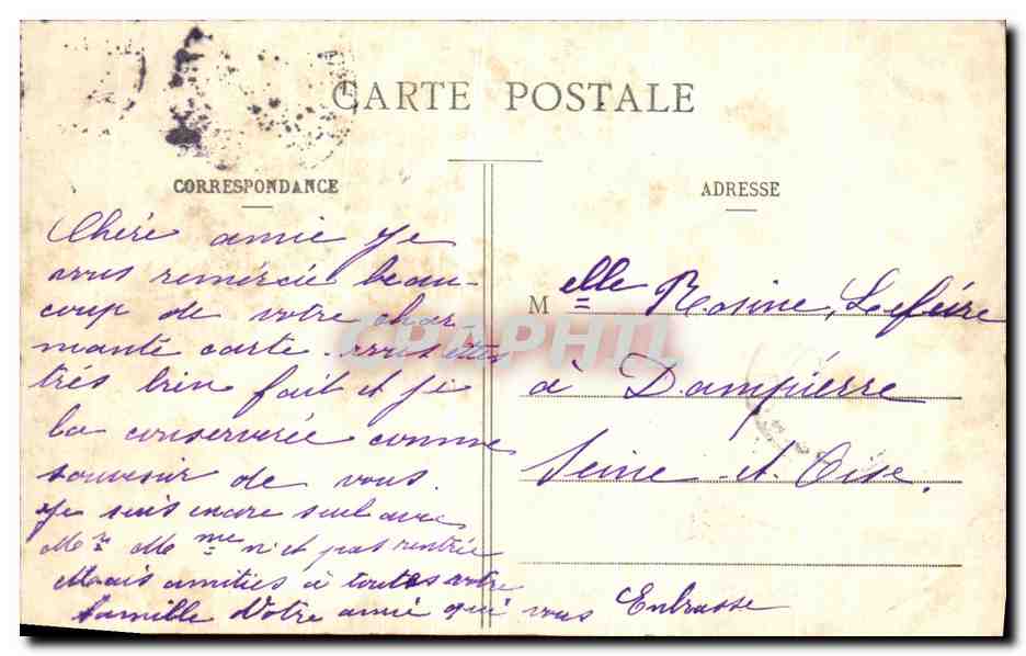 CPA Paris Bois de Boulogne Allee des Acaclas — Rückseite
