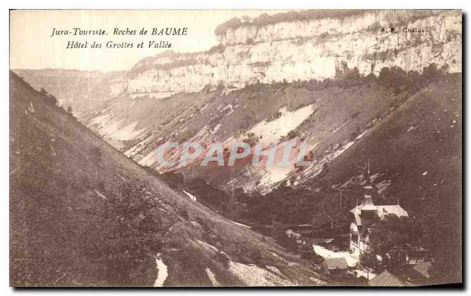 Roches de BAUME — Hôtel des Groîtes et Vallée — F. E. GAZILOT
