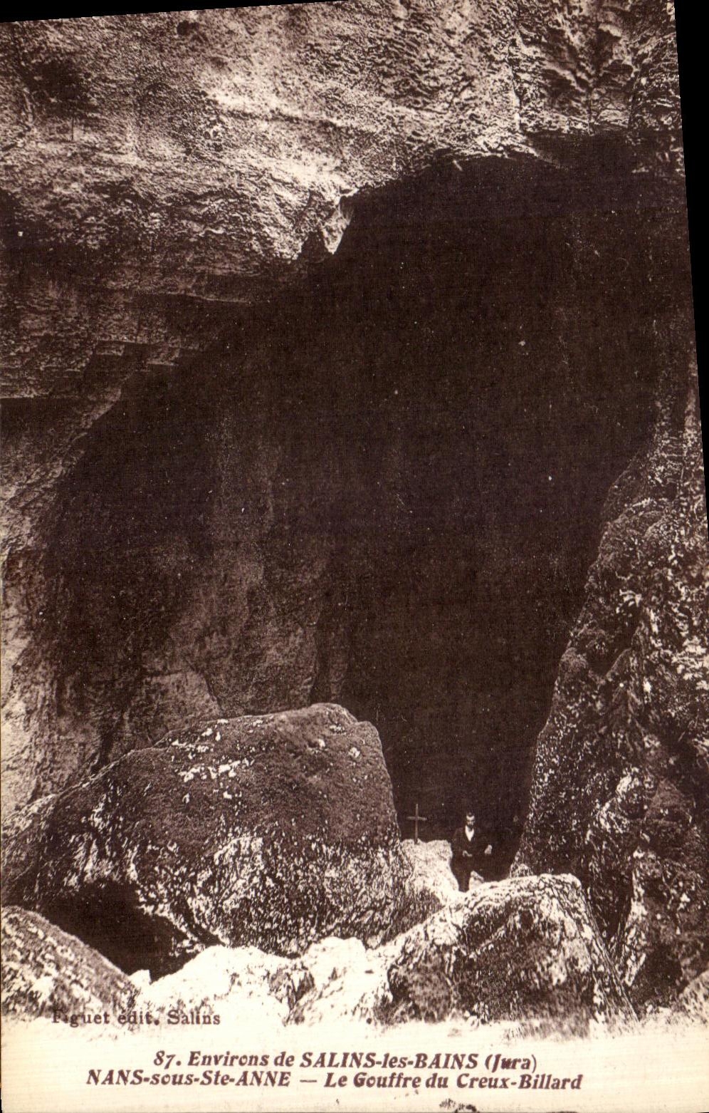 Le Gouffre du Creux-Billard — Environs de Salins-les-Bains (Jura) — Piquet édit. Salins