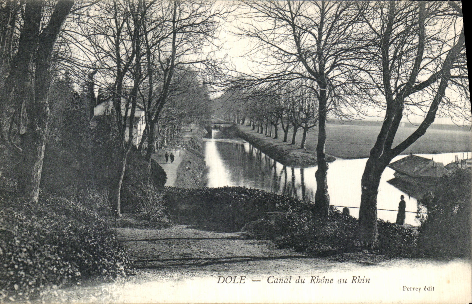 CPA Dole Canal du Roche au Rhin